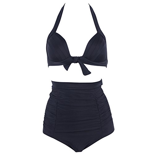 FeelinGirl Vintage Damen Frauen Bademode Bikini High Waist - Bauchweg - Plus Size -2017
