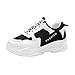 Produktbild Plateauschuhe Damen,Absolute Frauen Mode Sneaker Plattformschuhe Bequeme Sportschuhe Freizeitschuhe Brief Einzelne Schuhe Sommer Neue Laufschuhe Patchwork Turnschuhe (EU:38/CN:37, Schwarz)