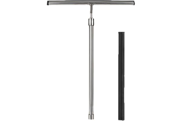 Window Cleaner, Window Squeegee, Glass Scraper Tool, Squeegee for Window Cleaning, Stainless Steel Shower Squeegee with Telescopic Handle, 13.66 X 10.28 inches for Effortless Cleaning