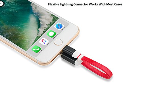 Card Reader For iPhone Julyfox 2 in 1 USB Memory Card Reader Writer Lighting Adatper Cable High Speed For iPhone MAC iPad 128GB Micro SD/TF Card Support Memory Stick Red - 3