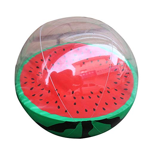 Yi Go 1 unid Fruta Inflable Pelota de Playa Sandía Durable Deportes Acuáticos Globos Fuente Juguete Playa Ocio Bola de Flotación Juguete Regalo de los niños