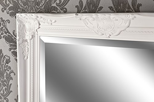 Spiegel Wandspiegel Badspiegel ELISABETH Weiß Barock-Stil 150 x 60 - 5