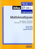 Image de Maths, BEP tertiaire, tome 1 (pochette réflexe), élève, 2000