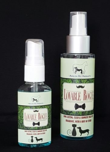 FREE-SHIPPING-LOVABLE-ROGUE-LONG-LASTING-CITRUS-MALE-PET-SCENTDEODORANT-FRAGRANCEPERFUME-DOGS-CATS-PETS-TRAVEL-SIZE