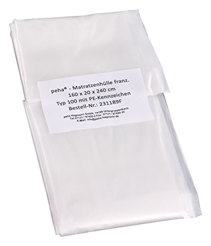 peha® Matratzenhüllen Französisch (160x20x240cm) geruchsneutral und reißfest