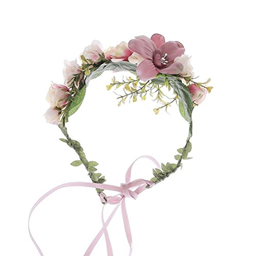 OULII Blumenkranz Blumenkrone Boho für Festival Hochzeit - 3