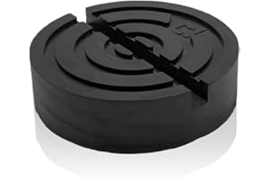 LIFTMAX Gummiauflage für Wagenheber Universelle für Rangierwagenheber und Kfz Hebebühnen - Wagenheber Pads (105mm Durchmesser)