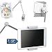Produktbild Eurosell Premium 360° Tablet Wandhalterung Wand Halter Halterung Tisch Schreibtisch Ständer Universal Apple Ipad Air Android Tablet drehbar