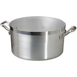 Agnelli Marmite Haute en Aluminium BLTF, en Acier INOX, Argent, 7 litres