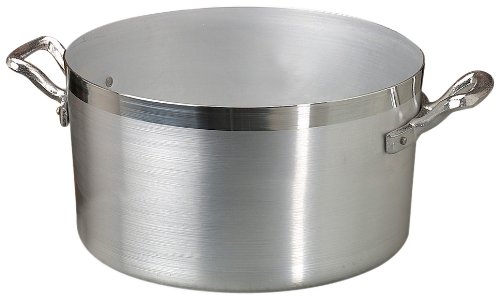 Agnelli Marmite Haute en Aluminium BLTF, en Acier INOX, Argent, 7 litres