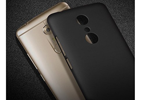 EIISION ZTE AXON 7 Funda Ultra ligero Suave mate sedoso pintura PC Funda protectora de tel  fono  Negro 