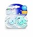 Philips AVENT SCF176/18 Glow in the Dark Night-Time Soother 0-6 Months (Colours May Vary, 2 Soothers