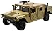 Produktbild Maisto Humvee: Originalgetreues Modellauto 1:24, Türen und Motorhaube zum Öffnen, Fertigmodell, 20 cm, beige (531974)