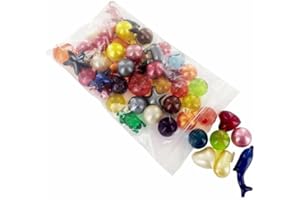 VINDAL Badeöl Perlen & Formen Mix aus Frankreich - 52 x Bunter Badespass für die ganze Familie mit pflegenden Ölen & verschiedenen Duftrichtungen