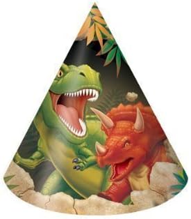 Dinosaur Party - Dino Blast Dinosaur Party Cone Hats x 8