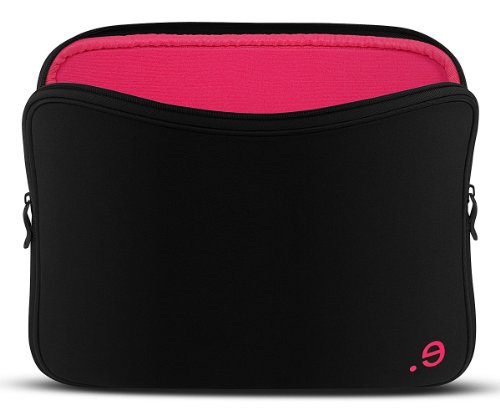 be.ez LA robe Black Addict Tasche für MacBook 33 cm (13 Zoll) schwarz/Raspberry