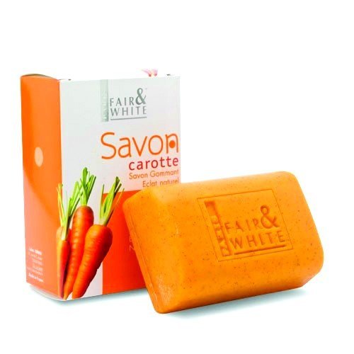Fair and White Savon Carrot exfol iating Soap by Fair & White