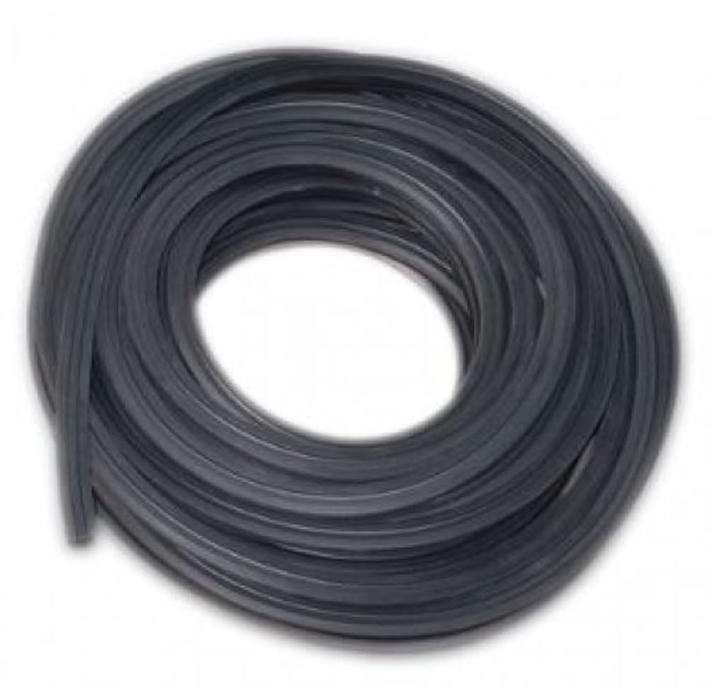 Gummiprofil 3m für Nut 24 x 24 mm für Glasstärke 16 - 18, 76mm