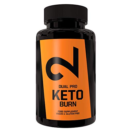 DUAL Pro Keto Burn/Brûleur de Graisses EXTRÊME Végétalien pour Hommes et Femmes/Perte de Poids Facile/Complément Alimentaire BIOLOGIQUE/Complexe Actif THERMOGÉNIQUE/60 Capsules KETO/Régime CÉTO