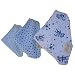 Lovely Feeding Bandana Bibs for Babies and Toddlers Set of 3(monkey and star)
