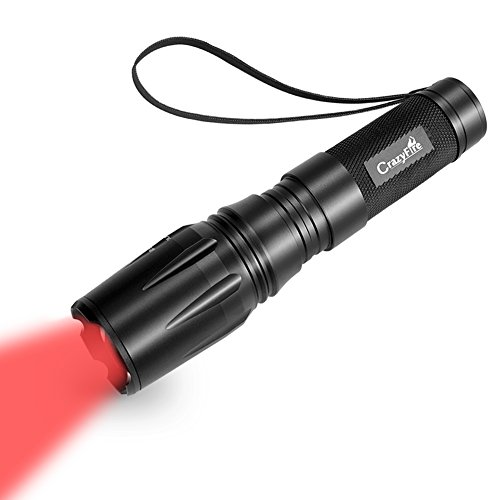 Superhelle CREE LED Taschenlampe CrazyFire Rotlicht LED Taschenlampe,LED 1000 Lumen Mit Einstellbarem Fokus(Does not include batteries) - Rot licht