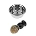 MagiDeal Dachshaar Rasierpinsel - Shaving Brush, Pro Herren Rasierpinsel mit Edelstahl Rasierbecher