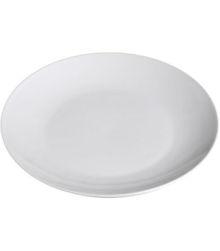 H&H Set 12 Piatti Fondi In New Bone China, 20 Cm, Lavabili In Lavastoviglie E Microonde