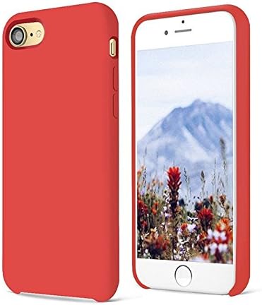 iPhone 7 Plus Case, IMAVO [Red] [Lightweight] [Anti-Scratch] Resilient ShockProof Protective Case with Silicone Slim Case For iPhone 7 (5.5")