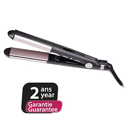 BaByliss 2 in 1 Haarglätter / Glätten und Locken legen / Sublime Touch Surface / Ceramic Technologie / LED Präzision / 5 Positionen Temperaturwahlschalter / 2 Jahre Garantie