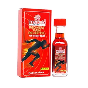 Imerbela Organic Red Heat Pain Relief Oil(20Ml)-For Instant Relief