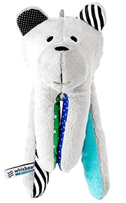 Whisbear Ours en peluche fredonnant, turquoise/bleu