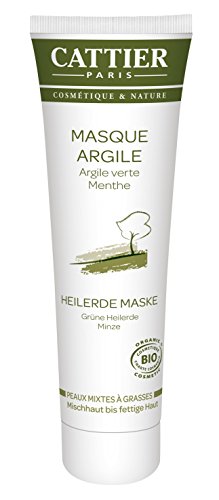Cattier Grüne Heilerde Maske für fettige Haut, 1er Pack (1 x 100 ml)