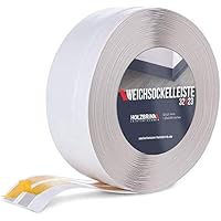 HOLZBRINK Weichsockelleiste selbstklebend ASCHGRAU Knickleiste, 32x23mm, 5 Meter