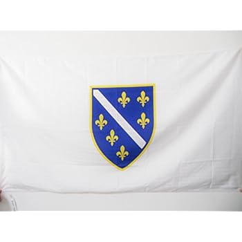 Bosnien-Herzegowina Flagge 20x30 Cm - Premium Bootsflagge Aus Polyester