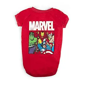 Marvel Comics Superhero Characters Dog T Shirt