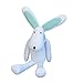 Safe Dreams Safebreathe Hoppy Soft Toy Breathable Bunny Newborn Toy in White and Mint Green