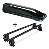 2 Dachträgerstangen TEMA Stahl, Maße: 1120 x 31 x 50 mm