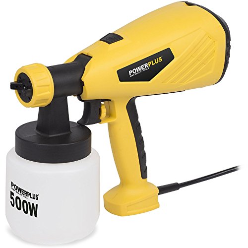 Powerplus Farbspritzpistole 500 W Lackierpistole Farbsprüher HVLP Spritzpistole