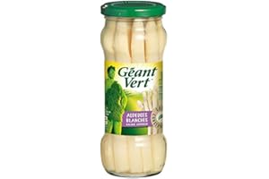 GÉNÉRIQUE GEANT VERT - Les délicieuses Asperges Blanches en Conserve - Saveur Authentique - 370ml - Lot De 3