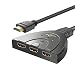 Produktbild HDMI Switch 3 in 1 Out Anschlussmit Pigtail Kabel von großer Geschwindigkeit Vergoldeter Steckverbinder unterstützt 3D 1080P HD Audio
