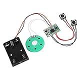 modulo de voz arduino  Tonysa Tarjeta de Felicitación DIY Módulo 30s Voz Grabable Módulo de Sonido Saludo de Voz para Navidad/Regalos, Tiempo de Grabación: 30 Segundos. Voltaje de Trabajo: 3.0V-4.5V.