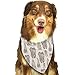 Produktbild Hectwya Pet Scarf, Sharp Teeth Pattern Fashion Pet Bandanas Dog Car Neck Scarf for Unisex Pet Boy Girls