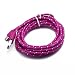 Produktbild CICIYONER USB Typ C Kabel USB 2.0 zu USB Typ C 3M/10FT Schnelllade- und Sync-Datenkabel (3M, Pink)