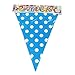 Produktbild F-blue 2.5M Tupfen Tapezierung Garlands Dekoration Baby Shower Banner Kinder Bevorzugungen Flaggen-Geburtstags-Party Wimpel