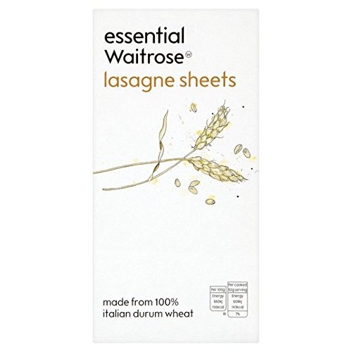 Lasagne Pasta Sheets essential Waitrose 375g