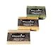 Selection Pack of Collumino Luxury Scented Herbal Spa Soaps with Pure Essential Oils 3 x 100g - Jasmine Rice - Lemongrass - Green Seaweed