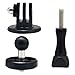 Produktbild Lammcou Action Kamera Stativ Adapter & Kamera-Kugelkopf Durchmesser 14.7mm mit 1/4 Zoll Geweinde Kugelkopfschraube Kugelkopfdurchmesser Zubehör für Flexibeles Stativ Lammcou Fotopro Coolway Atairs