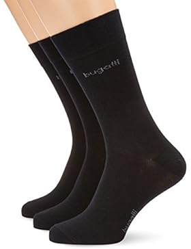 bugatti Herren Socke 3 er Pack 6703 / bugatti smooth cotton