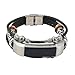 Produktbild Für Fitbit Alta Fitbit Alta HR,Hunpta Ersatz Leder Armband Band Armband (Schwarz F)