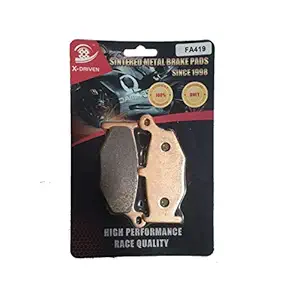 Open Throttle Racers FA419 Sintered Rear Brake Pad Suitable For For Suzuki HAYABUSA GSX1300R 2008 onwards GSXR600 GSXR750 2006-2010 GSXR1000 2007-2008 DL1000 2014-2018